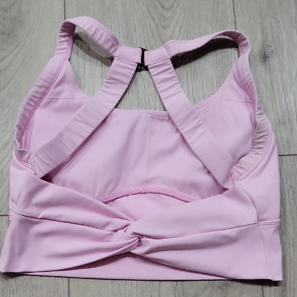 HALARA Pink Twist Back Sports Bra - Picture 2 of 3